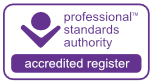 Professional Standards Authority for Health and Social Care logo